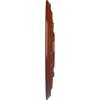 image15 38quotOD x 4 14quotID x 1 12quotP Baltimore Ceiling Medallion Fits Canopies up to 5 12quotFirebrick Flat Finish