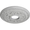 image15 38quotOD x 4 14quotID x 1 12quotP Baltimore Ceiling Medallion Fits Canopies up to 5 12quotFrost Flat Finish