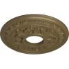image15 38quotOD x 4 14quotID x 1 12quotP Baltimore Ceiling Medallion Fits Canopies up to 5 12quotMississippi Mud Flat Finish