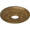 image15 38quotOD x 4 14quotID x 1 12quotP Baltimore Ceiling Medallion Fits Canopies up to 5 12quotPale Gold Metallic Series