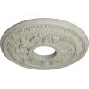 image15 38quotOD x 4 14quotID x 1 12quotP Baltimore Ceiling Medallion Fits Canopies up to 5 12quotPot of Cream Crackle Flat Finish