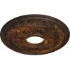 image15 38quotOD x 4 14quotID x 1 12quotP Baltimore Ceiling Medallion Fits Canopies up to 5 12quotRust Metallic Series