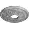 image15 38quotOD x 4 14quotID x 1 12quotP Baltimore Ceiling Medallion Fits Canopies up to 5 12quotUltra Pure White Crackle Flat Finish