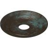 image16 18quotOD x 3 58quotID x 1quotP Adonis Ceiling Medallion Fits Canopies up to 10 14quotBronze Blue Patina Metallic Series