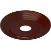 image16 18quotOD x 3 58quotID x 1quotP Adonis Ceiling Medallion Fits Canopies up to 10 14quotBrushed Mahogany Flat Finish