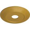 image16 18quotOD x 3 58quotID x 1quotP Adonis Ceiling Medallion Fits Canopies up to 10 14quotIridescent Gold Metallic Series