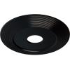 image16 18quotOD x 3 58quotID x 1quotP Adonis Ceiling Medallion Fits Canopies up to 10 14quotJet Black Flat Finish