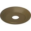 image16 18quotOD x 3 58quotID x 1quotP Adonis Ceiling Medallion Fits Canopies up to 10 14quotMississippi Mud Flat Finish