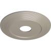 image16 18quotOD x 3 58quotID x 1quotP Adonis Ceiling Medallion Fits Canopies up to 10 14quotPearl White Metallic Series