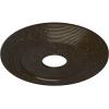 image16 18quotOD x 3 58quotID x 1quotP Adonis Ceiling Medallion Fits Canopies up to 10 14quotStone Hearth Crackle Flat Finish
