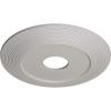 image16 18quotOD x 3 58quotID x 1quotP Adonis Ceiling Medallion Fits Canopies up to 10 14quotUltra Pure White Flat Finish