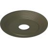 image16 18quotOD x 3 58quotID x 1quotP Adonis Ceiling Medallion Fits Canopies up to 10 14quotWitch Hazel Flat Finish