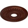 image16quotOD x 3 58quotID x 34quotP Melonie Ceiling Medallion Fits Canopies up to 6 38quotAntique Copper Metallic Series