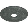 image16quotOD x 3 58quotID x 34quotP Melonie Ceiling Medallion Fits Canopies up to 6 38quotAthenian Green Crackle Flat Finish