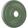 image16quotOD x 3 58quotID x 34quotP Melonie Ceiling Medallion Fits Canopies up to 6 38quotAthenian Green Flat Finish