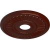 image16quotOD x 3 58quotID x 34quotP Melonie Ceiling Medallion Fits Canopies up to 6 38quotBrushed Mahogany Flat Finish