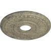 image16quotOD x 3 58quotID x 34quotP Melonie Ceiling Medallion Fits Canopies up to 6 38quotCastle Stone Crackle Flat Finish