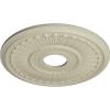 image16quotOD x 3 58quotID x 34quotP Melonie Ceiling Medallion Fits Canopies up to 6 38quotClear Yellow Flat Finish