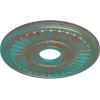 image16quotOD x 3 58quotID x 34quotP Melonie Ceiling Medallion Fits Canopies up to 6 38quotCopper Green Patina Metallic Series