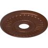 image16quotOD x 3 58quotID x 34quotP Melonie Ceiling Medallion Fits Canopies up to 6 38quotCopper Penny Metallic Series