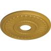 image16quotOD x 3 58quotID x 34quotP Melonie Ceiling Medallion Fits Canopies up to 6 38quotIridescent Gold Metallic Series