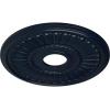 image16quotOD x 3 58quotID x 34quotP Melonie Ceiling Medallion Fits Canopies up to 6 38quotMidnight Dream Flat Finish
