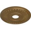 image16quotOD x 3 58quotID x 34quotP Melonie Ceiling Medallion Fits Canopies up to 6 38quotPale Gold Metallic Series