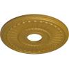image16quotOD x 3 58quotID x 34quotP Melonie Ceiling Medallion Fits Canopies up to 6 38quotPharaohs Gold Metallic Series