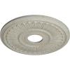 image16quotOD x 3 58quotID x 34quotP Melonie Ceiling Medallion Fits Canopies up to 6 38quotPot of Cream Crackle Flat Finish