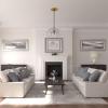 image16quotOD x 3 58quotID x 34quotP Melonie Ceiling Medallion Fits Canopies up to 6 38quotRich Gold Metallic Series