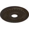 image16quotOD x 3 58quotID x 34quotP Melonie Ceiling Medallion Fits Canopies up to 6 38quotStone Hearth Crackle Flat Finish