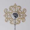 image16quotOD x 6 18quotID x 14quotT Eleanor Wood Fretwork Pierced Ceiling Medallion BirchHickory