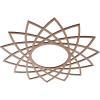 image16quotOD x 6 18quotID x 14quotT Eleanor Wood Fretwork Pierced Ceiling Medallion BirchWood Paint Grade