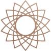 image16quotOD x 6 18quotID x 14quotT Eleanor Wood Fretwork Pierced Ceiling Medallion BirchWood Paint Grade