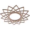 image16quotOD x 6 18quotID x 14quotT Eleanor Wood Fretwork Pierced Ceiling Medallion BirchWood Paint Grade