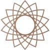 image16quotOD x 6 18quotID x 14quotT Eleanor Wood Fretwork Pierced Ceiling Medallion BirchWood Paint Grade