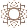 image16quotOD x 6 18quotID x 14quotT Eleanor Wood Fretwork Pierced Ceiling Medallion BirchWood Paint Grade