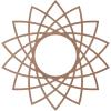 image16quotOD x 6 18quotID x 14quotT Eleanor Wood Fretwork Pierced Ceiling Medallion BirchWood Paint Grade