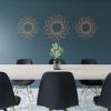 image16quotOD x 6 18quotID x 14quotT Eleanor Wood Fretwork Pierced Ceiling Medallion BirchWood Paint Grade