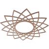 image16quotOD x 6 18quotID x 14quotT Eleanor Wood Fretwork Pierced Ceiling Medallion BirchWood Paint Grade