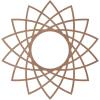 image16quotOD x 6 18quotID x 14quotT Eleanor Wood Fretwork Pierced Ceiling Medallion BirchWood Paint Grade