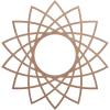 image16quotOD x 6 18quotID x 14quotT Eleanor Wood Fretwork Pierced Ceiling Medallion BirchWood Paint Grade