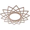 image16quotOD x 6 18quotID x 14quotT Eleanor Wood Fretwork Pierced Ceiling Medallion BirchWood Paint Grade