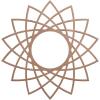 image16quotOD x 6 18quotID x 14quotT Eleanor Wood Fretwork Pierced Ceiling Medallion BirchWood Paint Grade