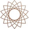image16quotOD x 6 18quotID x 14quotT Eleanor Wood Fretwork Pierced Ceiling Medallion BirchWood Paint Grade