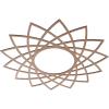 image16quotOD x 6 18quotID x 14quotT Eleanor Wood Fretwork Pierced Ceiling Medallion BirchWood Paint Grade