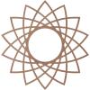 image16quotOD x 6 18quotID x 14quotT Eleanor Wood Fretwork Pierced Ceiling Medallion BirchWood Paint Grade