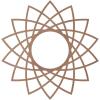 image16quotOD x 6 18quotID x 14quotT Eleanor Wood Fretwork Pierced Ceiling Medallion BirchWood Paint Grade