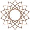 image16quotOD x 6 18quotID x 14quotT Eleanor Wood Fretwork Pierced Ceiling Medallion BirchWood Paint Grade