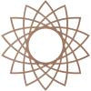 image16quotOD x 6 18quotID x 14quotT Eleanor Wood Fretwork Pierced Ceiling Medallion BirchWood Paint Grade